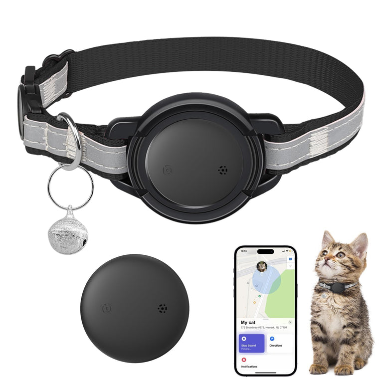GPS Cat Tracker Collar with iOS Location Tracking
