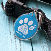 MYLUCKYTAG NFC & QR Pet ID Tag with Location Alerts