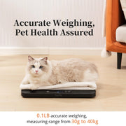 YauYik Digital Pet Scale with Non-Slip Mat, Up to 88 lb