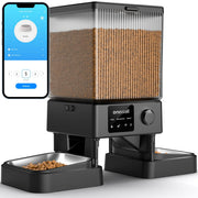 oneisall 5L Dual-Bowl Automatic Cat Feeder for 2 Cats