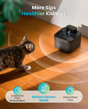 oneisall 2.2L Cordless Cat Water Fountain with Filter