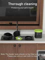 Yuposl Automatic Pet Feeder with 180-Day Battery Life