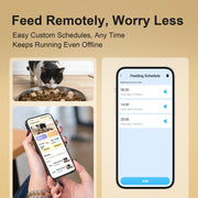 6.5L Smart Cat Feeder with 2K Camera & WiFi App Control
