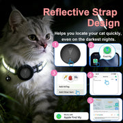 GPS Pet Tracker Collar for Cats with Location Tracking