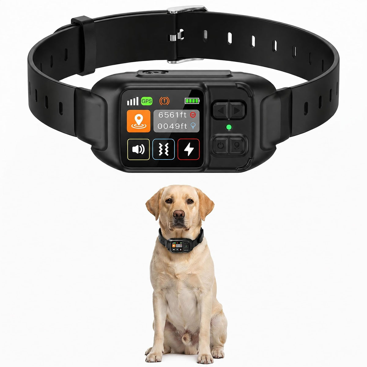 RPZ GPS Wireless Dog Fence System with Adjustable Boundary