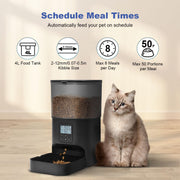 ANDOLL HOME 4L Automatic Pet Feeder with Timed Dispensing