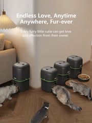 Yuposl Automatic Pet Feeder with 180-Day Battery Life