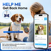 Smart GPS Dog Tracker with Virtual Fence & Health Monitoring