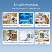 Wearable Pet Blood Pressure Monitor with Adjustable Strap