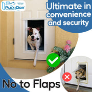 Plexidor Performance Automatic Electronic Dog Door - Bronze