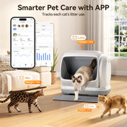 Meowant Large Automatic Litter Box for Multiple Cats
