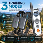Htcuto Multi-Mode Wireless Dog Fence System for 2 Dogs