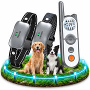 Htcuto Multi-Mode Wireless Dog Fence System for 2 Dogs
