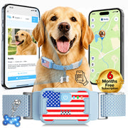 Smart GPS Dog Tracker with Virtual Fence & Health Monitoring