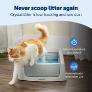 PetSafe ScoopFree Crystal Classic Self-Cleaning Litter Box