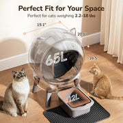 FurryKiddy 3LB003 Automatic Self-Cleaning Litter Box