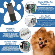 Plexidor Performance Automatic Electronic Dog Door - Bronze