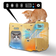 4-Season Heated & Cooled Pet House for Small Dogs & Cats