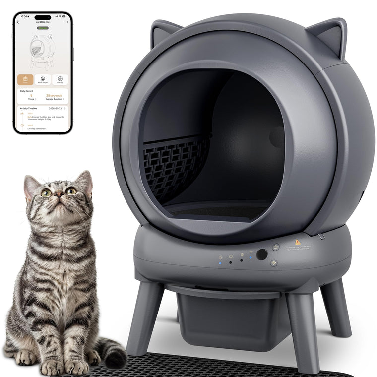 FurryKiddy 3LB003 Automatic Self-Cleaning Litter Box