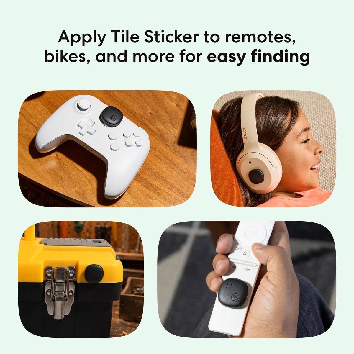 Tile by Life360 Sticker Bluetooth Tracker for iOS & Android