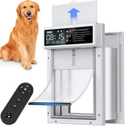 Smart Automatic Dog Door with Timer & Anti-Pinch Sensor