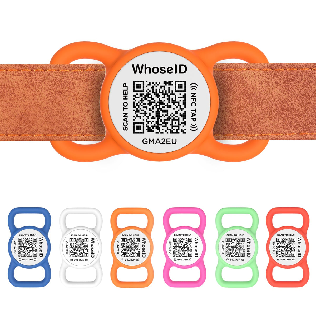 WhoseID NFC & QR Pet ID Tag with GPS Location Alerts