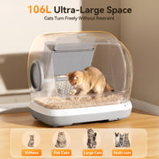 Meowant Large Automatic Litter Box for Multiple Cats