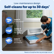 PetSafe ScoopFree Crystal Classic Self-Cleaning Litter Box