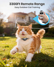Mini Cat Training Collar with 3300FT Remote & 4 Modes