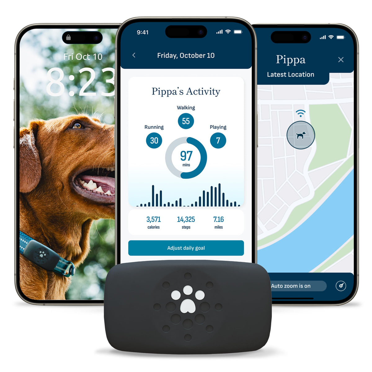 Petivity Smart GPS Dog Tracker with Activity Monitoring