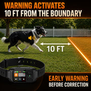 RPZ GPS Wireless Dog Fence System with Adjustable Boundary