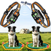 VAQELI GPS Wireless Dog Fence Collar with Adjustable Range