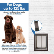 Plexidor Large Wall-Mount Electronic Pet Door